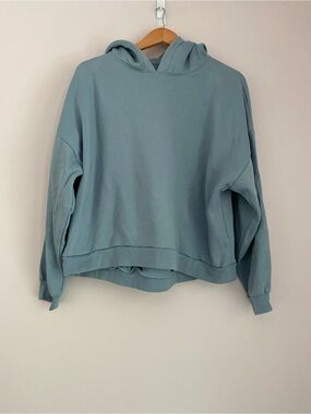 gap vintage soft hoodie mineral blue size medium
